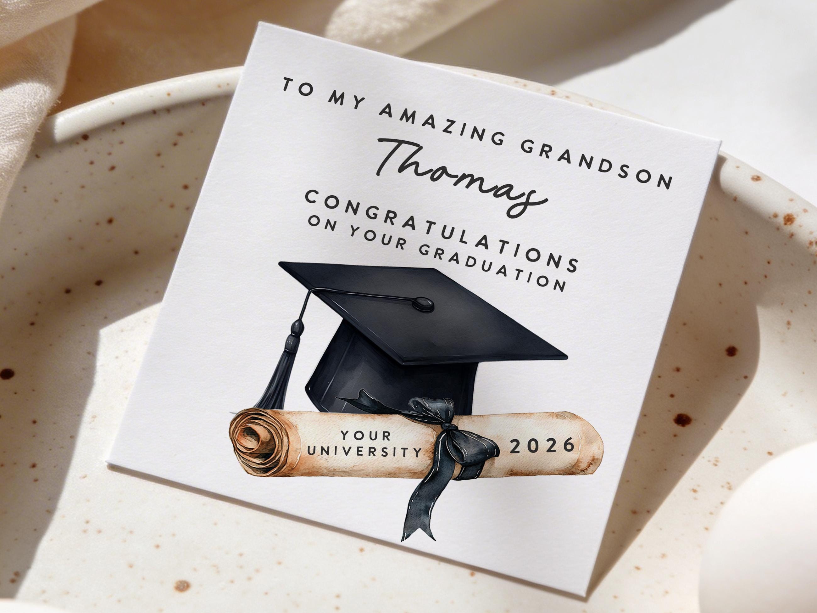 how many grad cards should i order May You Continue to Grow Religious Graduation Card for Son So proud of you Graduation Card for Grandson 2026,