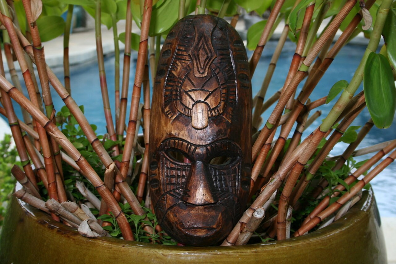 Decorative Hand Carved Hand Painted Wooden Masks