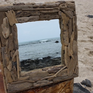 Driftwood Square Mirror 16&quot;x16&quot; - Coastal Living | #lis3100240a