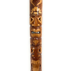 Warrior Tiki Mask 40&quot; - Strength Tiki hand Carved | #bag15055100