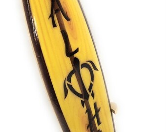 ☆aloha☆ Classic Surfboard Aloha with Hibiscus 16 in - Trophy