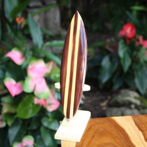 Classic Surfboard Brown W/ Vertical Stand 8" - Trophy | #wai350120b - Etsy