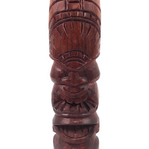Love Tiki Totem 12 in Stained - Hand Carved | #yda1101330b