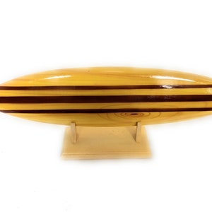 Classic Surfboard Natural W/ Horizontal Stand 16" - Trophy | # ...