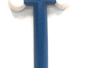Decorative Anchor Hanger 23" w/ 3 Pegs - Nautical Accents | #dpt510060