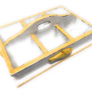 Rustic Nautical Tray W/ 6 Compartments 14&quot; X 9&quot; - Coastal Decor | #ort1703034y