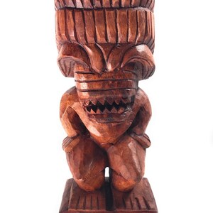 Ku Tiki 12&quot; - Authentic Replica - Hand Carved | #bla601530