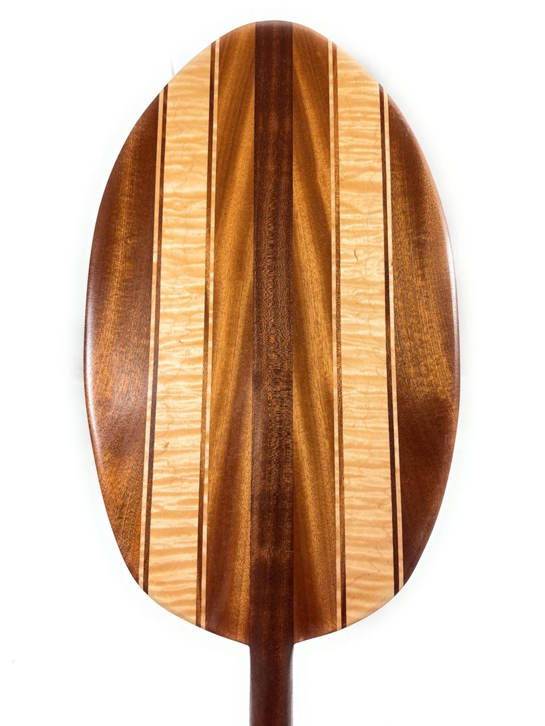 Hokulea Outrigger Koa Canoe Paddle With Inlay 60 Inch Steersman