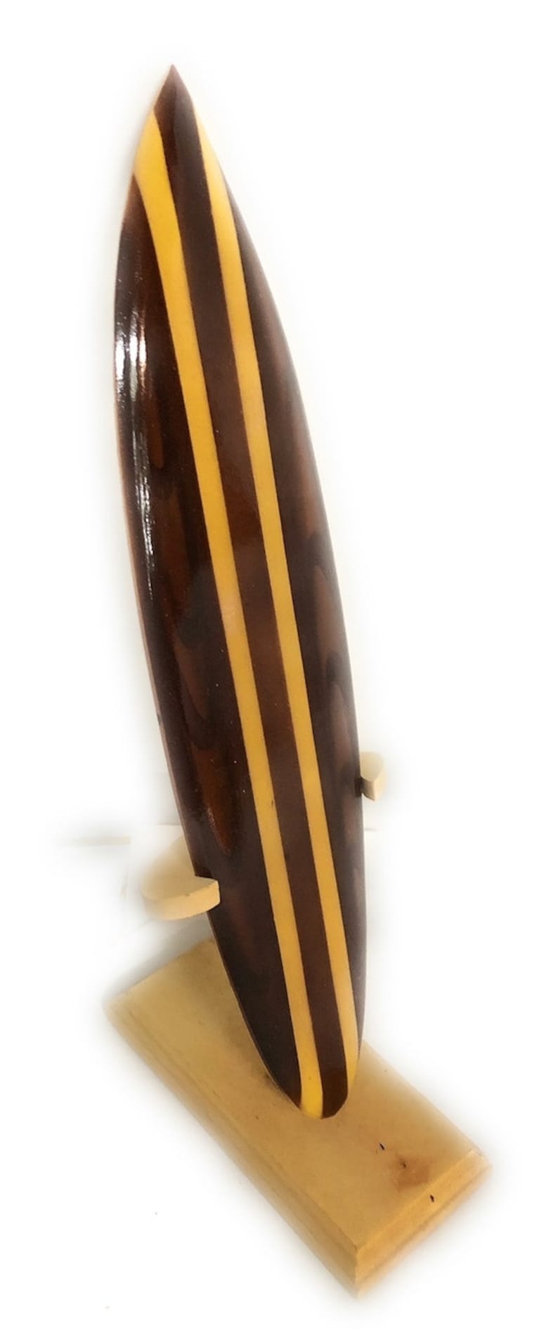 Classic Surfboard Brown W/ Vertical Stand 12" - Trophy | #wai350130b - Etsy