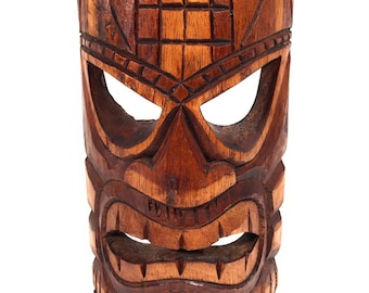 Love Tiki Mask 12" - Antique Finish - Tropical Decor | #dpt501630
