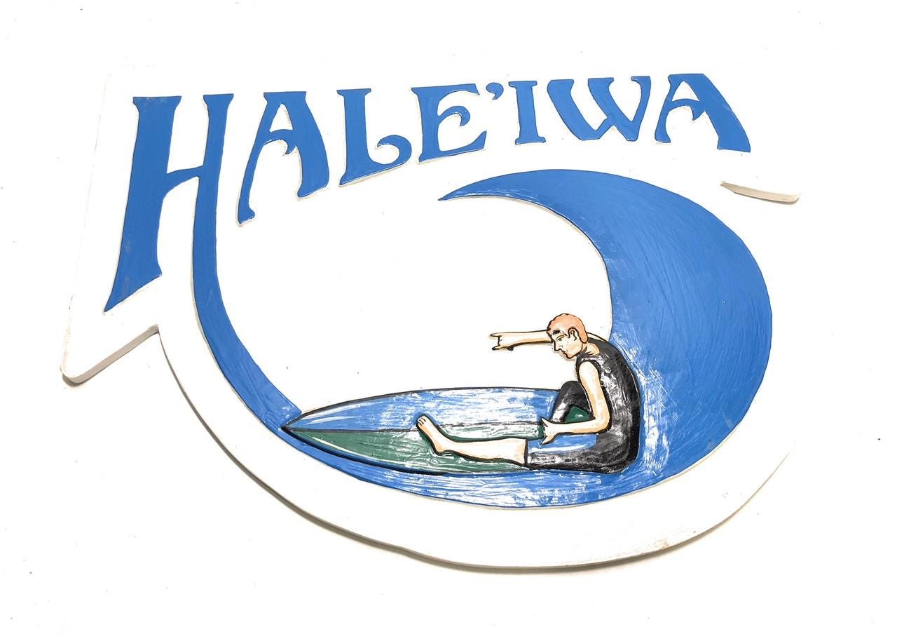 Haleiwa Sign - Etsy