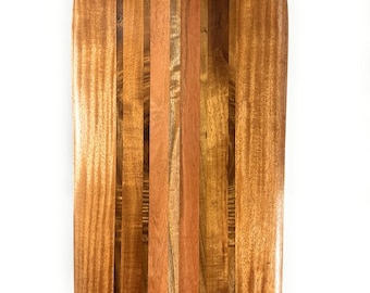 Custom Alaia Koa Surfboard 84 in X 16 in Koa Rainbow Eucalyptus