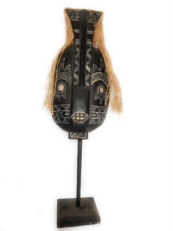 Papua Tiki Mask 24" Tribal Primitive Art#dpt509160 