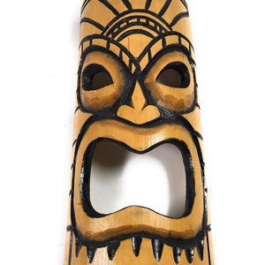 Warrior Chief Bamboo Tiki Mask 12" | #dpt509730