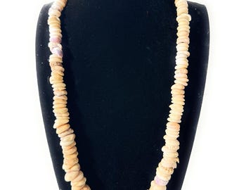 Collar de conchas Puka de 30 cm - Hecho en Hawái / #pn022