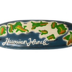 Hawaiian Islands Chain 24&quot; - Hand Painted & Carved | #dpt527260
