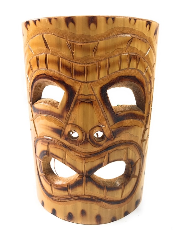 Big Kahuna Bamboo Tiki Mask 7" | #bag1502517 - Etsy.de