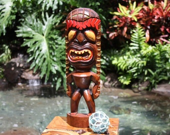 DEADSTOCK 80s 1985 Vintage Hapa Wood Coco Joes Hawaiian Tiki 