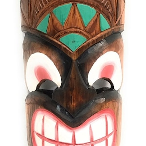 Smiley Tiki Mask 20&quot; - Island Lifestyle Decor | #dpt514450