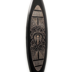 Wooden Surfboard w/ Tribal Turtle 30&quot; - Hawaii Decor | #sur16f75