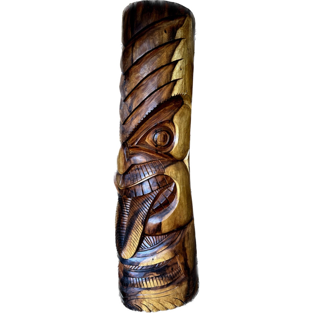 Massive Premium Ku Tiki Totem 60 Inch X 20 Inch - Polynesia