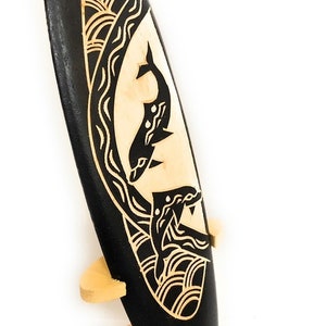 Surfboard on Stand W/ Dancing Dolphins 10" - Trophy | #sur15a25 - Etsy