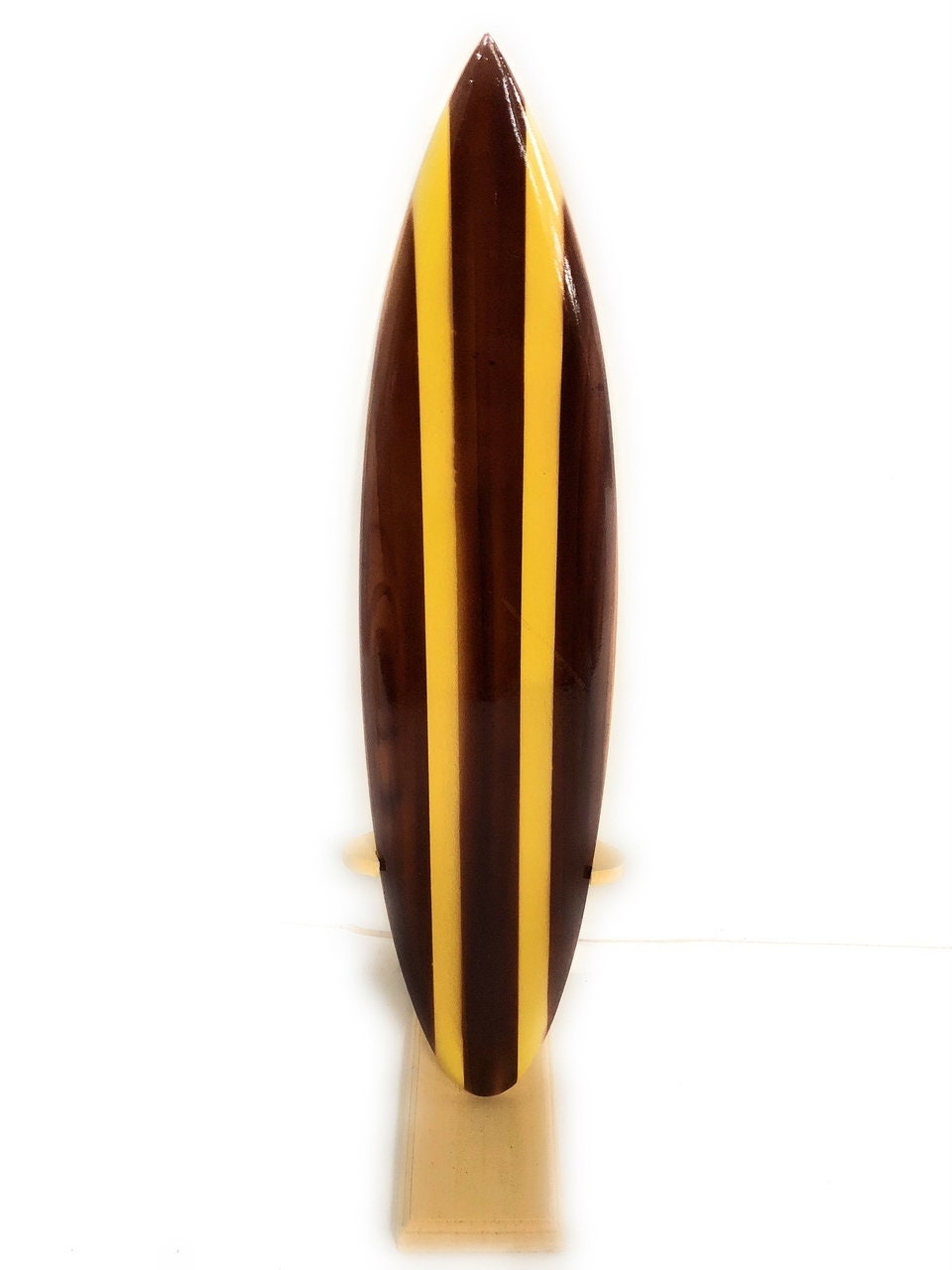 Classic Surfboard Brown W/ Vertical Stand 16" - Trophy | #wai350140b - Etsy