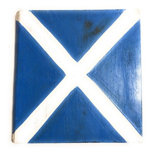 M Nautical Alphabet Wooden Plaque 7&quot; X 7&quot; - Coastal Decor | #skn16017m