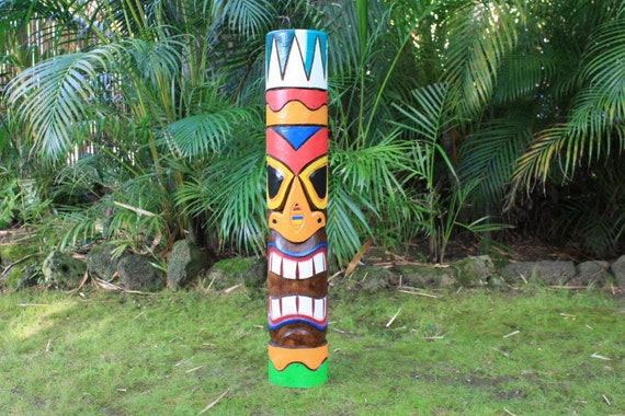 Tribal Tiki Totem Pole 40