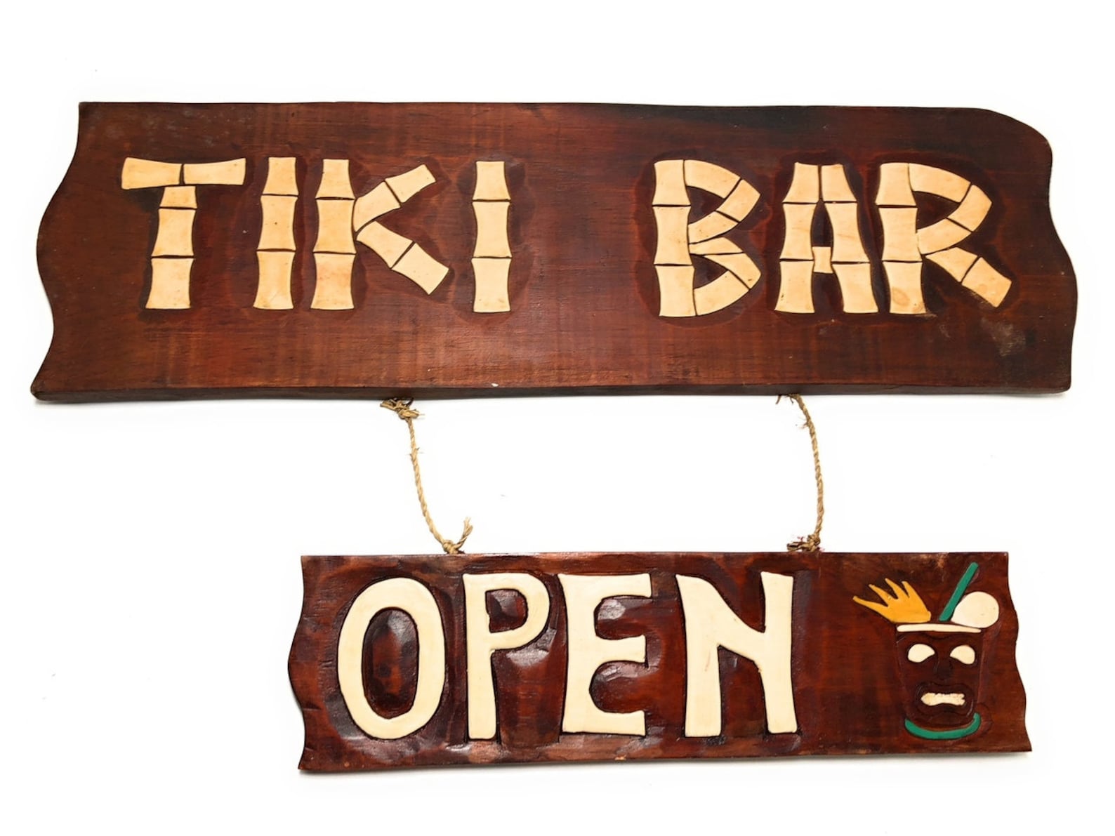 Tiki Bar, Open Sign 24