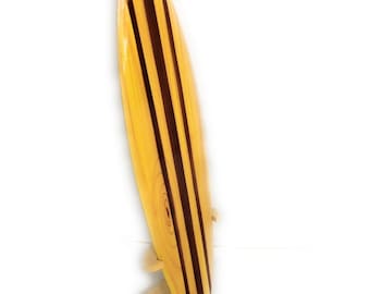 Classic Surfboard Natural w/ Vertical Stand 16" - Trophy | #wai350140n