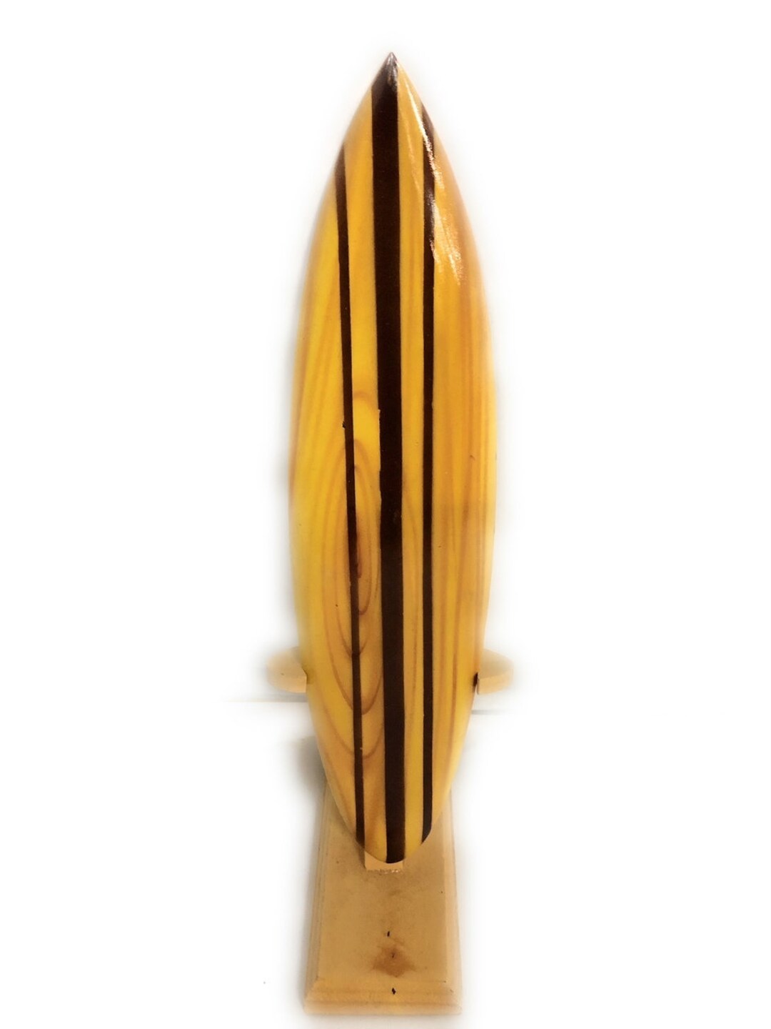 Classic Surfboard Natural W/ Vertical Stand 12" - Trophy | #wai350130n ...
