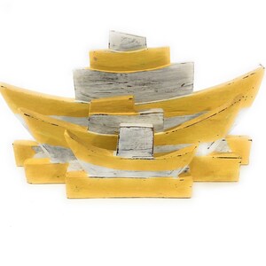 Napkins/Mail Holder 13&quot; - Rustic Yellow Nautical Decor | #ort1702318y