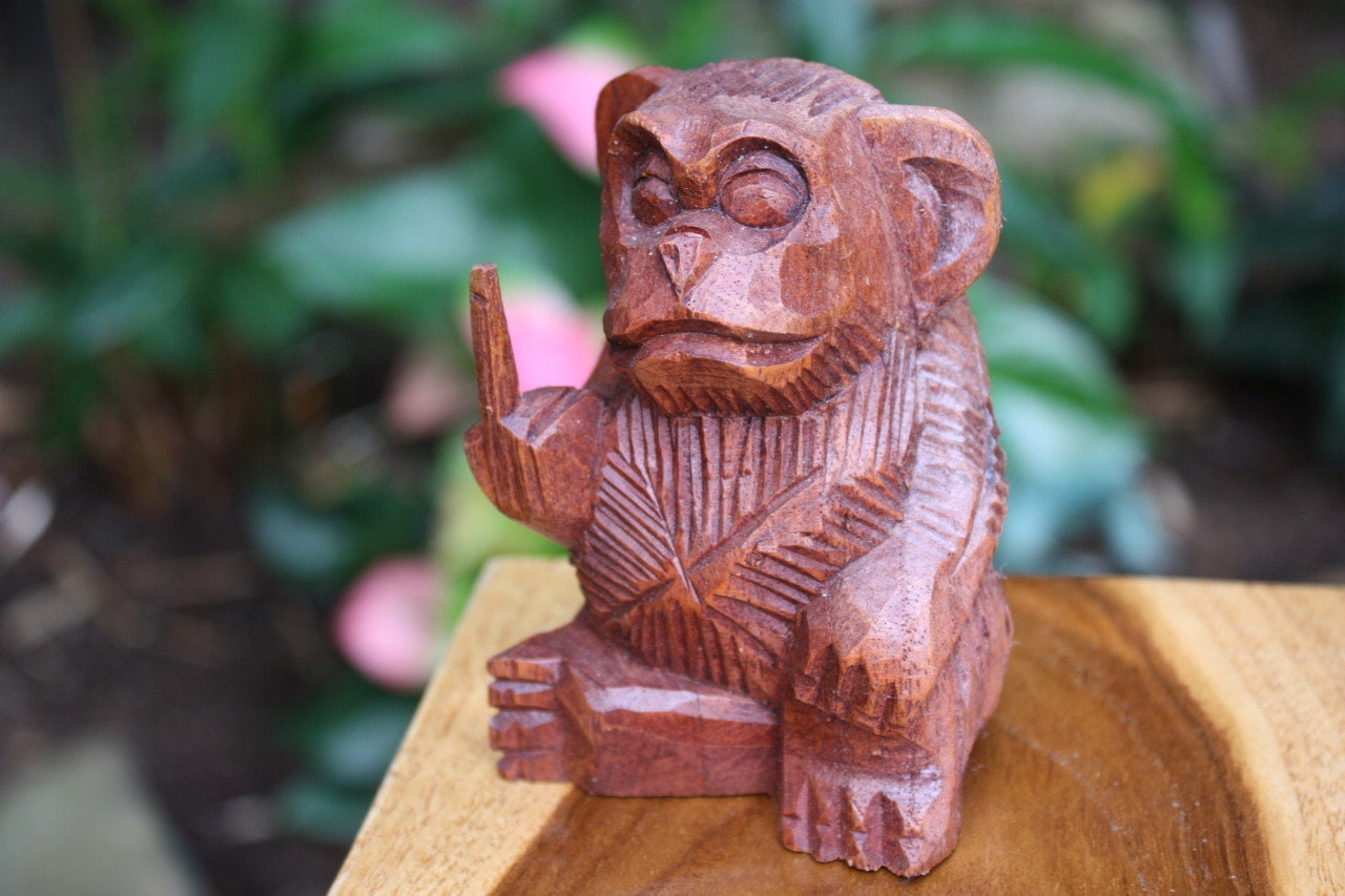 スポーツトイ・アクショントイ Deadly S7ns - MonkeyfingeR Rude Monkey Carved 4.5
