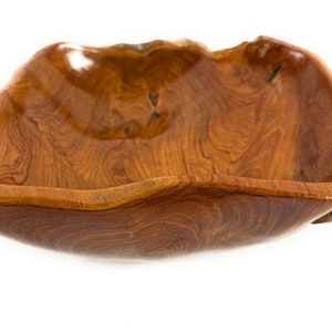 Rustic Wooden Bowl 11&quot;x9&quot;x3&quot; Teak Root | #hwa134