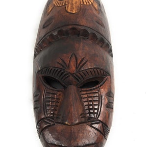 Fijian Tiki Mask 12&quot; - Meaning of Love - Oceanic Art | #mdr1901230