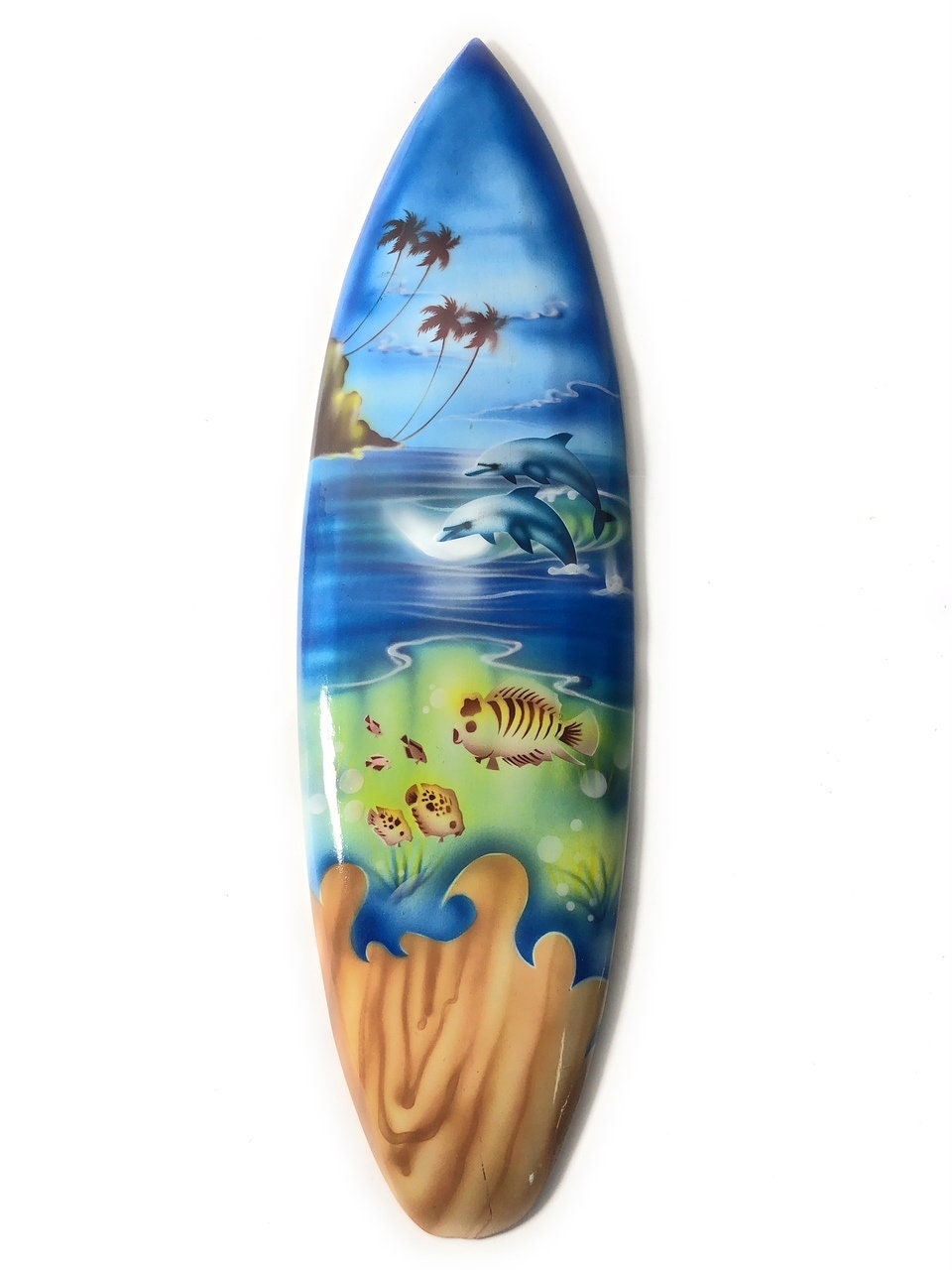 Surfboard W/ Island Sealife 20" - Surf Decor Hawaii - Trophy | # ...
