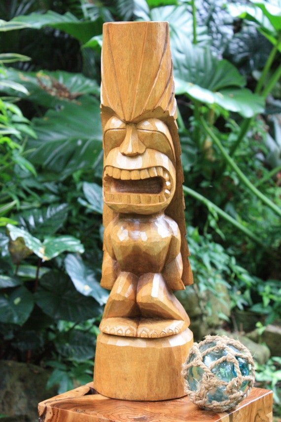 Love Tiki Totem 26 in Hand Carved | Hawaiian Outdoor | #yda1100160