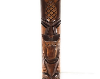 Tiki Totem 40" Hospitality Tiki w/ Pineapple - Pool Decor | #dpt5373100