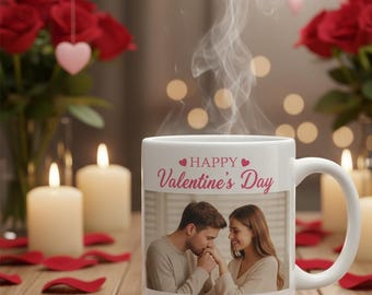Personalized Photo Mug: Custom Coffee Cup Gift