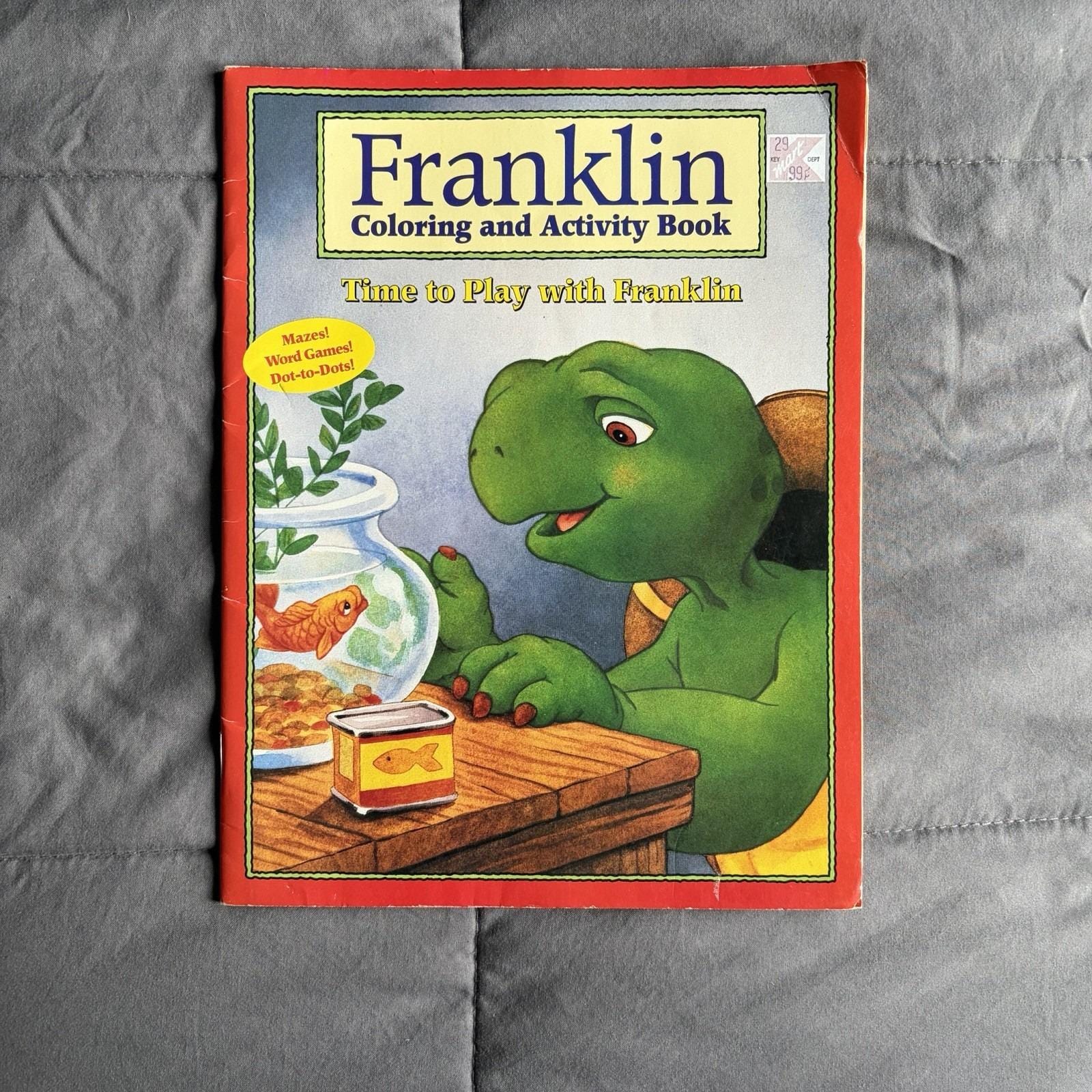 Franklin Turtle Books - Etsy