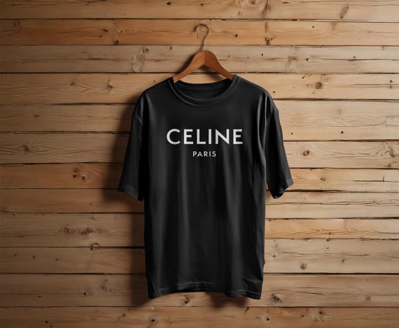 Celine Dion T-shirt Luxury T-shirt Designer Tshirt Paris Logo shirt designer tee Fashion T-shirt Moda tee  Gift Birthday t-shirt M2