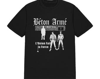 Béton Armé Union T shirt •Béton Armé Band Tee •Béton Armé Hoodie •Béton Armé Poster •Béton Armé Album •French Punk Hardcore