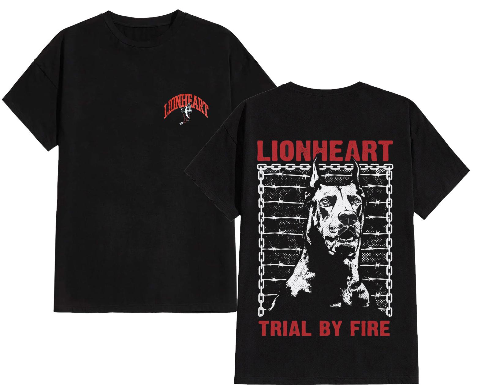 Discover Lionheart Doberman Shirt - Lionheart Band Tee - Lionheart European Tour 2026
