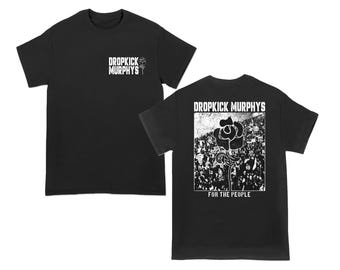 Dropkick Murphys T-Shirt Uomo Nero - Cursive Logo - 100% Cotone - Taglia XL - 3