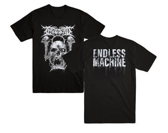 Ingested Endless Machine t shirt •Ingested Band Shirt •Ingested Hoodie •Ingested Tour Shirt •Brutal Death Metal Band Shirt