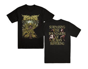 Ingested Surpassing The Boundaries t shirt •Ingested Band Shirt •Ingested Hoodie •Ingested Tour Shirt •Brutal Death Metal Band Shirt