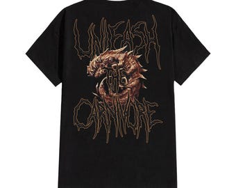 Devourment Unleash the Carnivore T Shirt - Devourment Band Tee