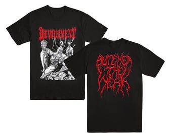 Devourment Butcher The Weak T shirt •Devourment  Band Tee •Devourment  T-shirt Hoodie •Devourment Band Merch •Death metal band shirt