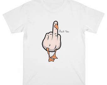 Duck you Shirt Funny Slang T-Shirt, Funny Duck shirt, Gift for Duck Lover, Duck Lover Shirt, Duck Shirt, Vintage Duck, Retro Duck Shirt